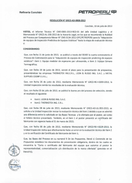 Refinería Conchán ¡Él
