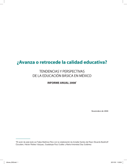 MRF et al. ¿Avanza o retrocede la calidad educativa?