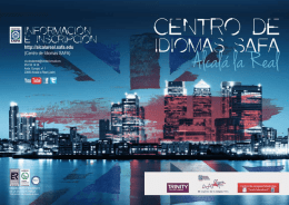 triptico ingles safa
