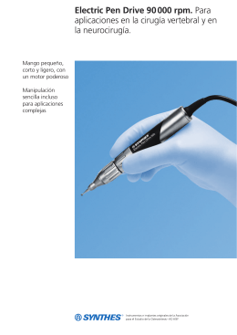 Electric Pen Drive 90 000 rpm. Para aplicaciones en la cirugía