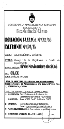 CONSEJO DE LA MAGIST`RATURA Y IURADO DE ENJUICIAMIENTO