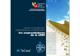 los emprendedores de la UMH - Observatorio Ocupacional UMH
