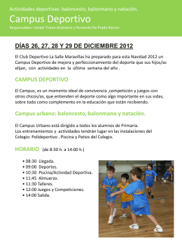 Diapositiva 1 - Club Deportivo