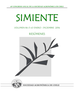 simiente - Sociedad Agronómica de Chile