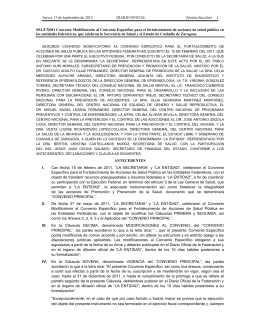 Jueves 13 de septiembre de 2012 DIARIO OFICIAL (Quinta Sección
