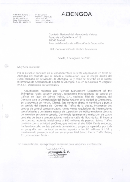 03/08/00 Adjudicación de varios contratos 246 KB