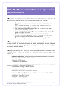 Prácticas formativas