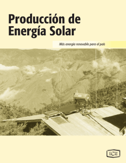 Producción de Energía Solar