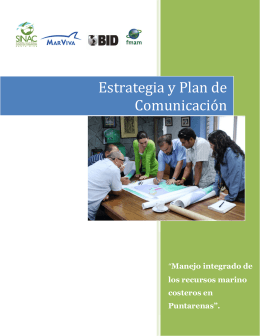 Estrategia y Plan Comunicación Proyecto Manejo Integrado