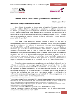 México: entre el Estado "fallido" y la democracia autonomista