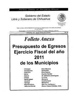 Gobierno del Estado Libre y Soberano de Chihuahua