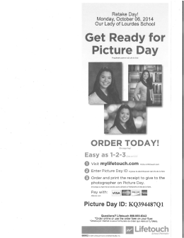 Picture Day - Our Lady of Lourdes