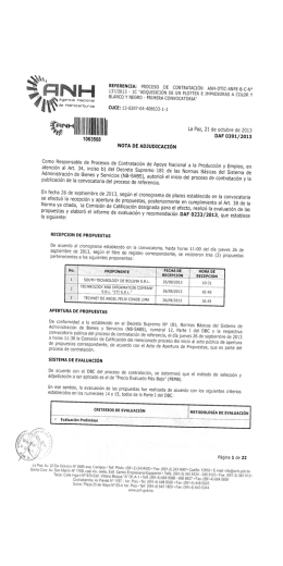 nota - Sistema de Contrataciones Estatales