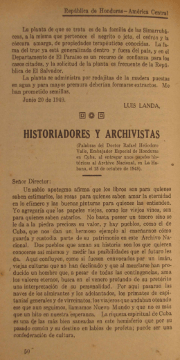 República de Honduras—América Central
