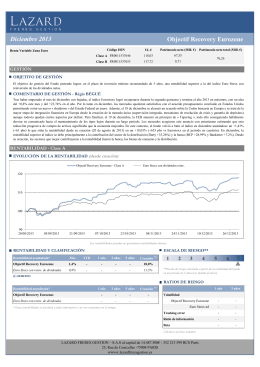 Objectif Recovery Eurozone Diciembre 2013