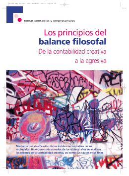 Los principios del balance filosofal