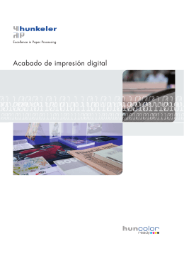 Digital Print Finishing spanish