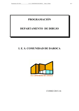 Programación. Dibujo, Educación Plástica.