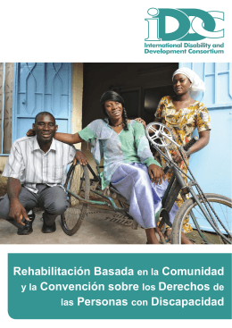 Rehabilitación Basada en la Comunidad y la Convención sobre los