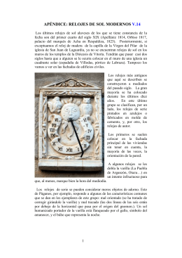 RELOJES DE SOL - Asociación Amigos de los Relojes de Sol (AARS)