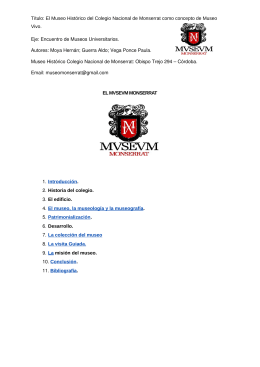 Ponencia - Universidad Nacional del Litoral