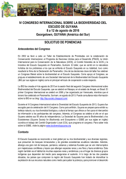 IV CONGRESO INTERNACIONAL SOBRE LA BIODIVERSIDAD
