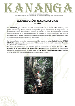 15 FT Expedición Madagascar