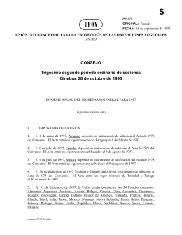 CONSEJO Trigésimo segundo período ordinario de