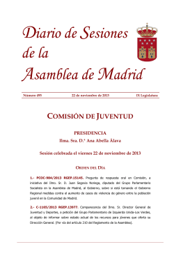 DSAM nº 495 de 22 de noviembre de 2013, IX Leg.