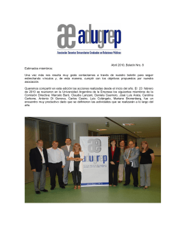 Boletín ADUGREP - Abril 2010