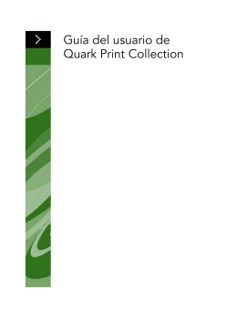 Guía del usuario de Quark Print Collection