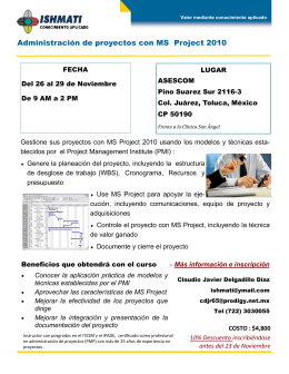 folleto ms project