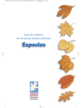 SPECIES Spanish cover:45348_AHEC_SPECIES_SPANISH_COV