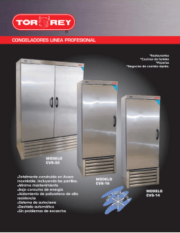 Congeladores Acero Inoxidable