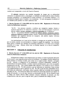 El plutonio representa una cantidad inaceptable de
