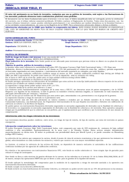 IBERCAJA HIGH YIELD, FI