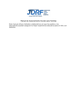 Manual de Asesoramiento Escolar para Familias Este
