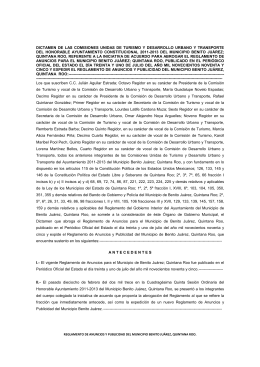 Reg_Anuncios y Publicidad - Ayuntamiento de Benito Juárez