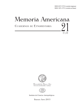Memoria Americana - Instituto de Ciencias Antropológicas