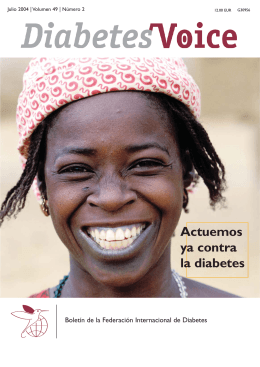 Actuemos ya contra la diabetes - International Diabetes Federation
