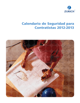Calendario de Seguridad para Contratistas 2012