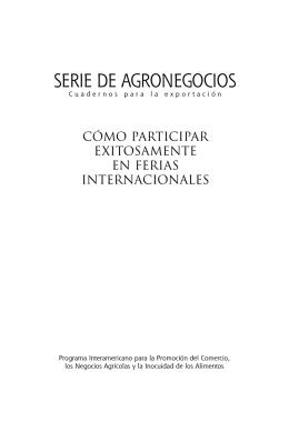 Cómo participar exitosamente en ferias internacionales