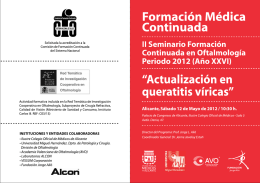 programa - Colegio Oficial de Médicos de Alicante