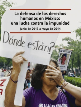 La defensa de los derechos humanos en México