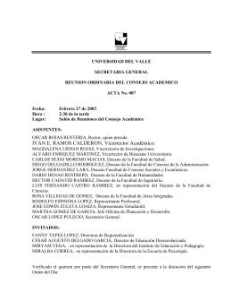 ACTA No.007