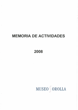 Memoria Anual 2008.
