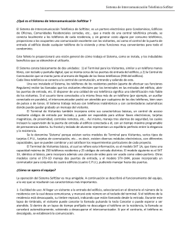 Sistema de Intercomunicación Telefónica SofStar