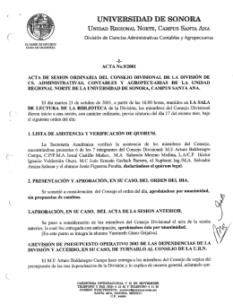 acta09-2001 - Universidad de Sonora