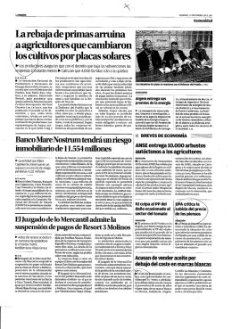La Opinion - 14/01/2011 - Rebaja Primas