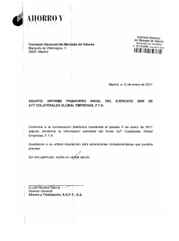 Sí - Comisión Nacional del Mercado de Valores